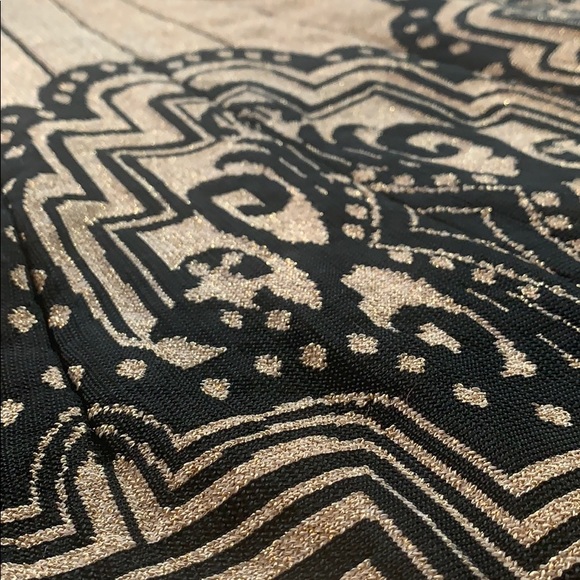 Shimmery Gold & Black Party Skirt - Picture 5 of 8